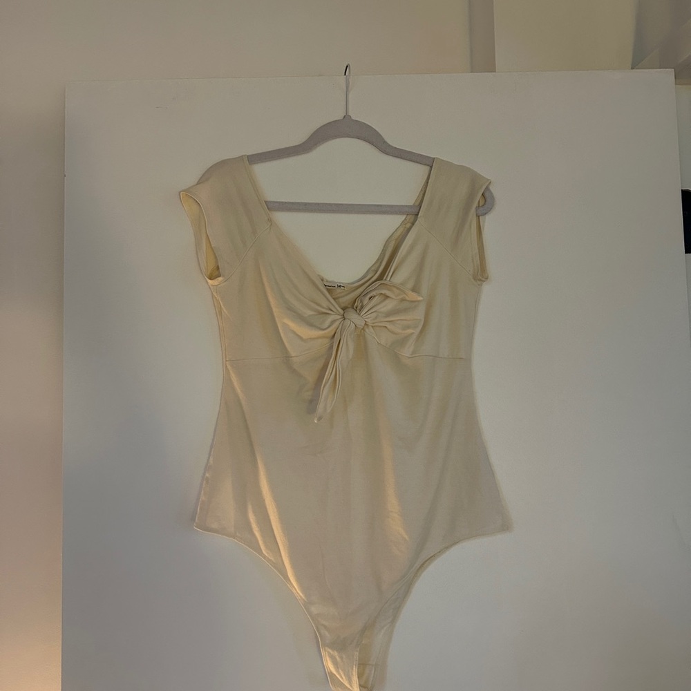 Reformation Cream Bodysuit